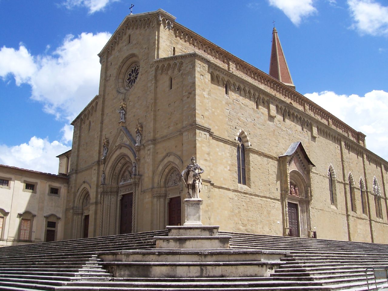 Arezzo kent panoraması