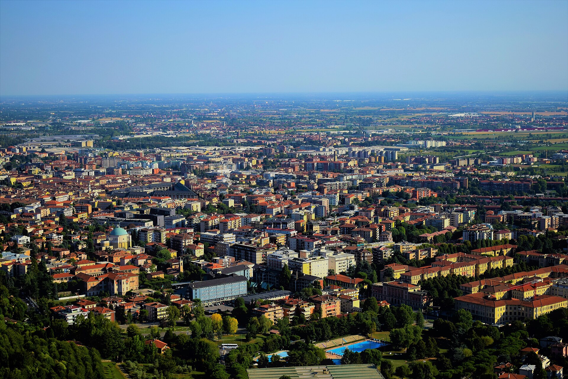 Bergamo piazza veya katedral çevresi