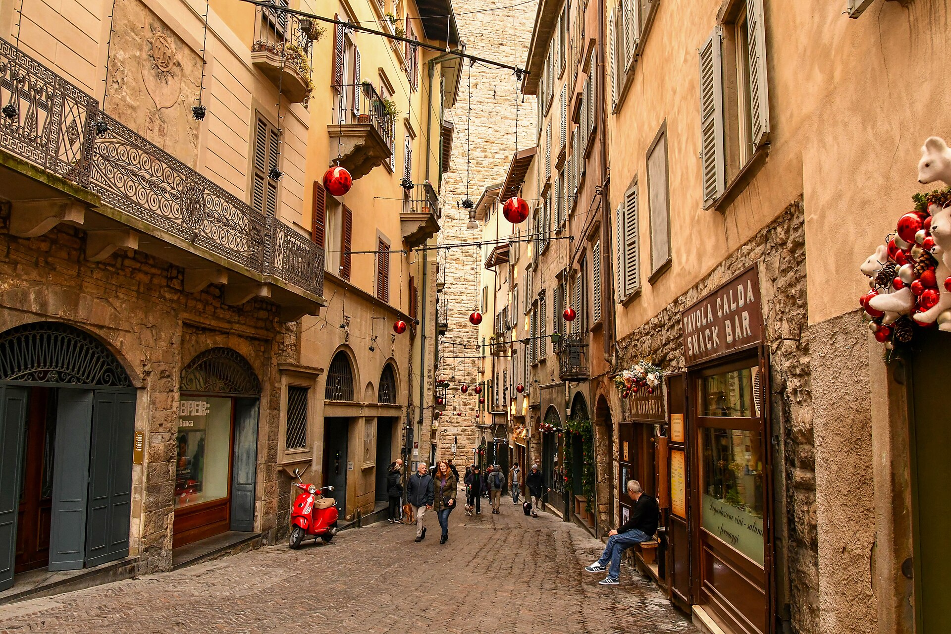 Bergamo kent panoraması