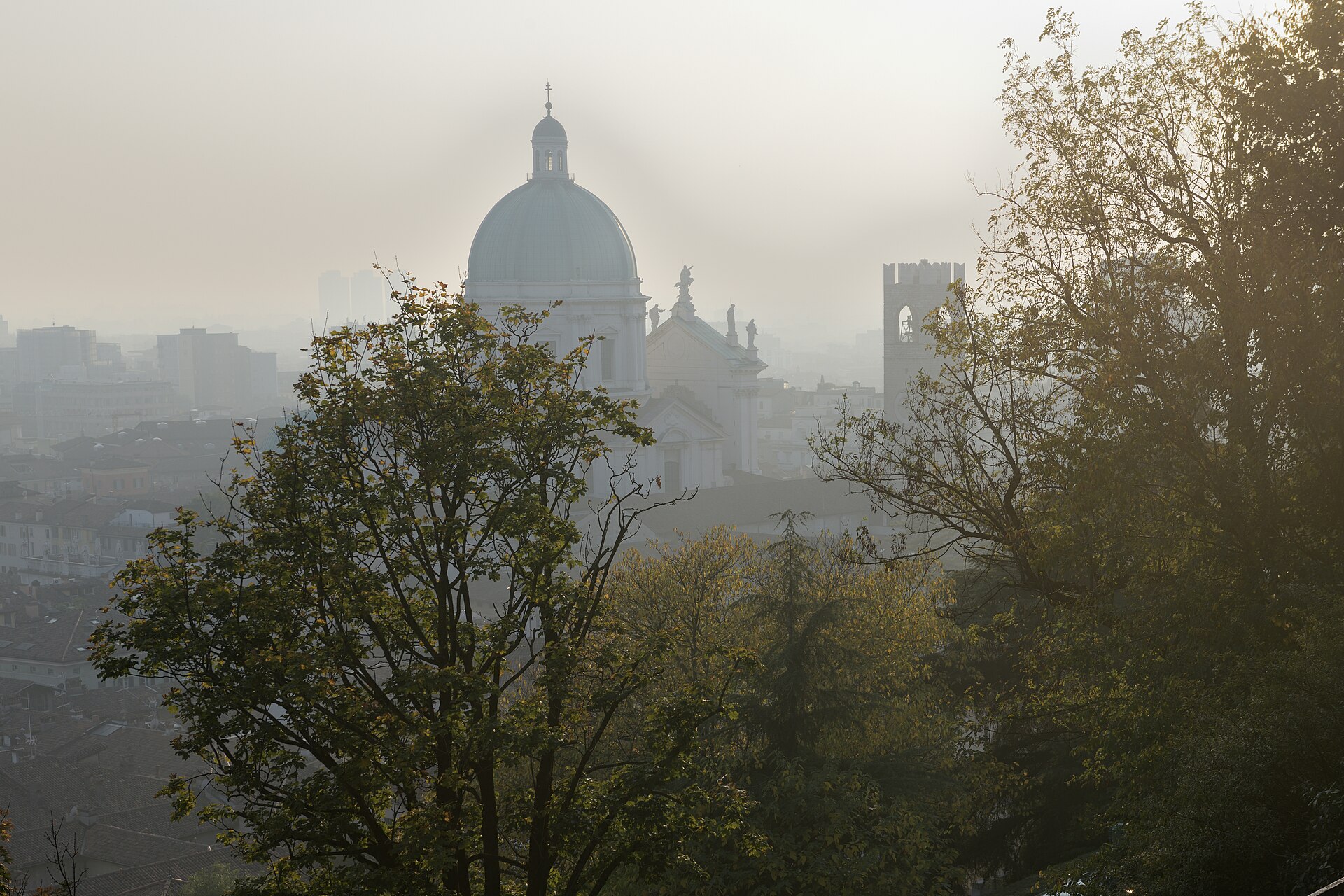 Brescia kent panoraması