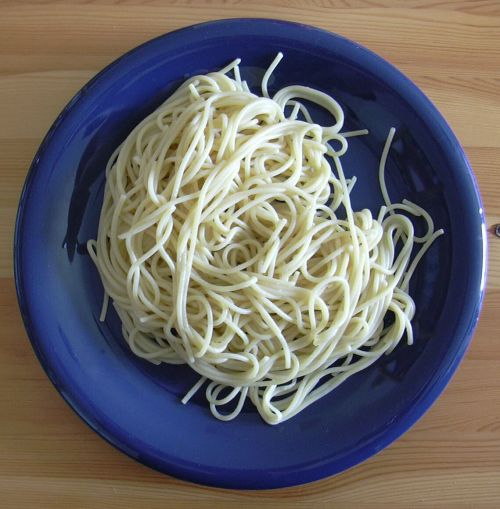 İtalyan spaghetti tabağı