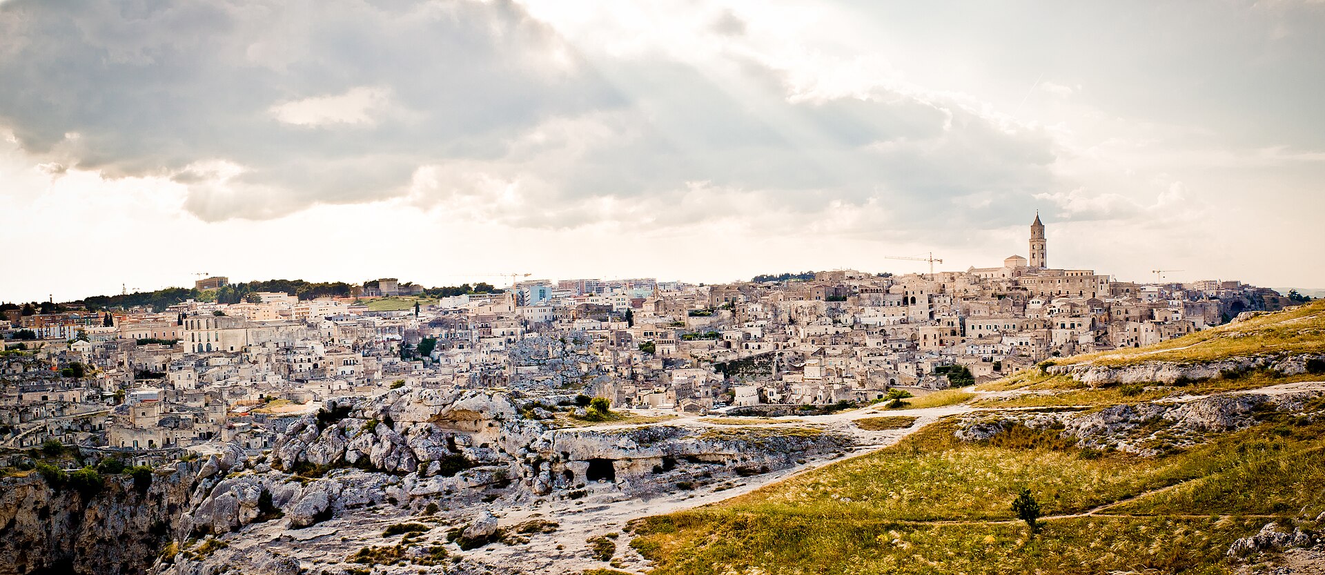 Matera tarihi merkez ve emlak dokusu