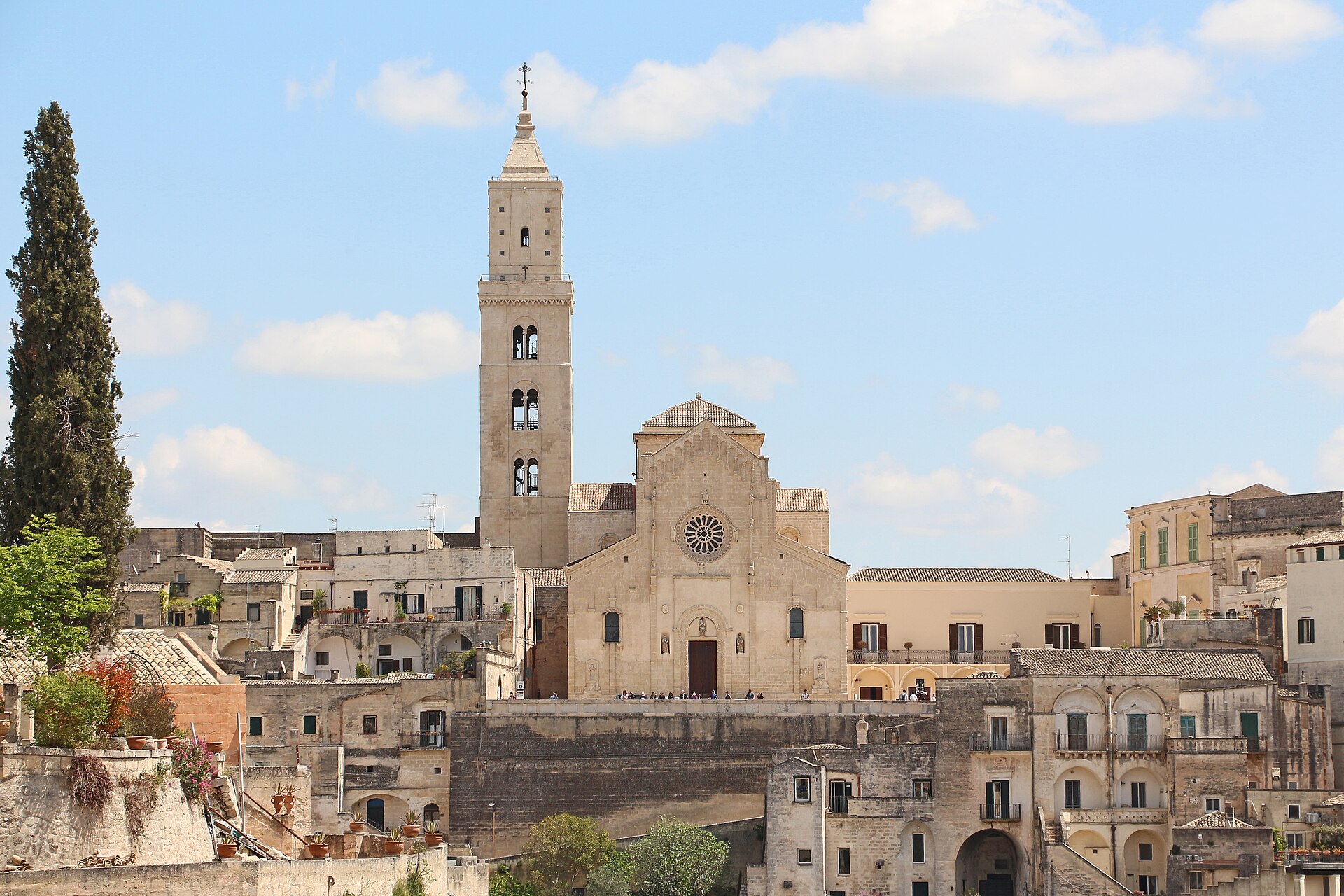 Matera piazza veya katedral çevresi