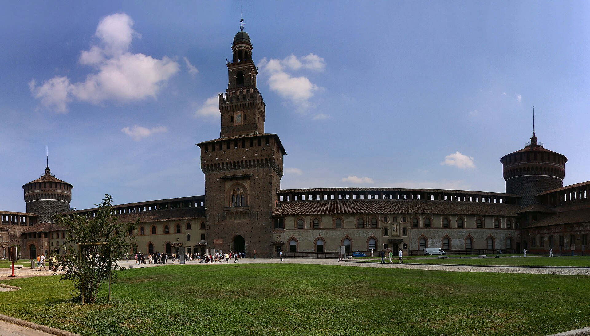 Milano kent panoraması