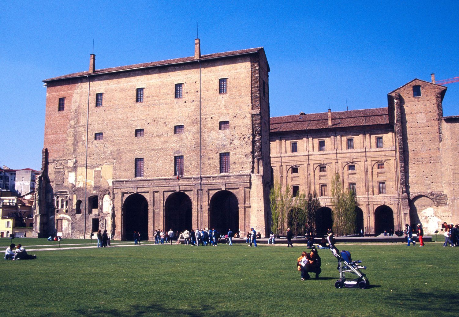 Parma Ducale parkı veya kent panaroması