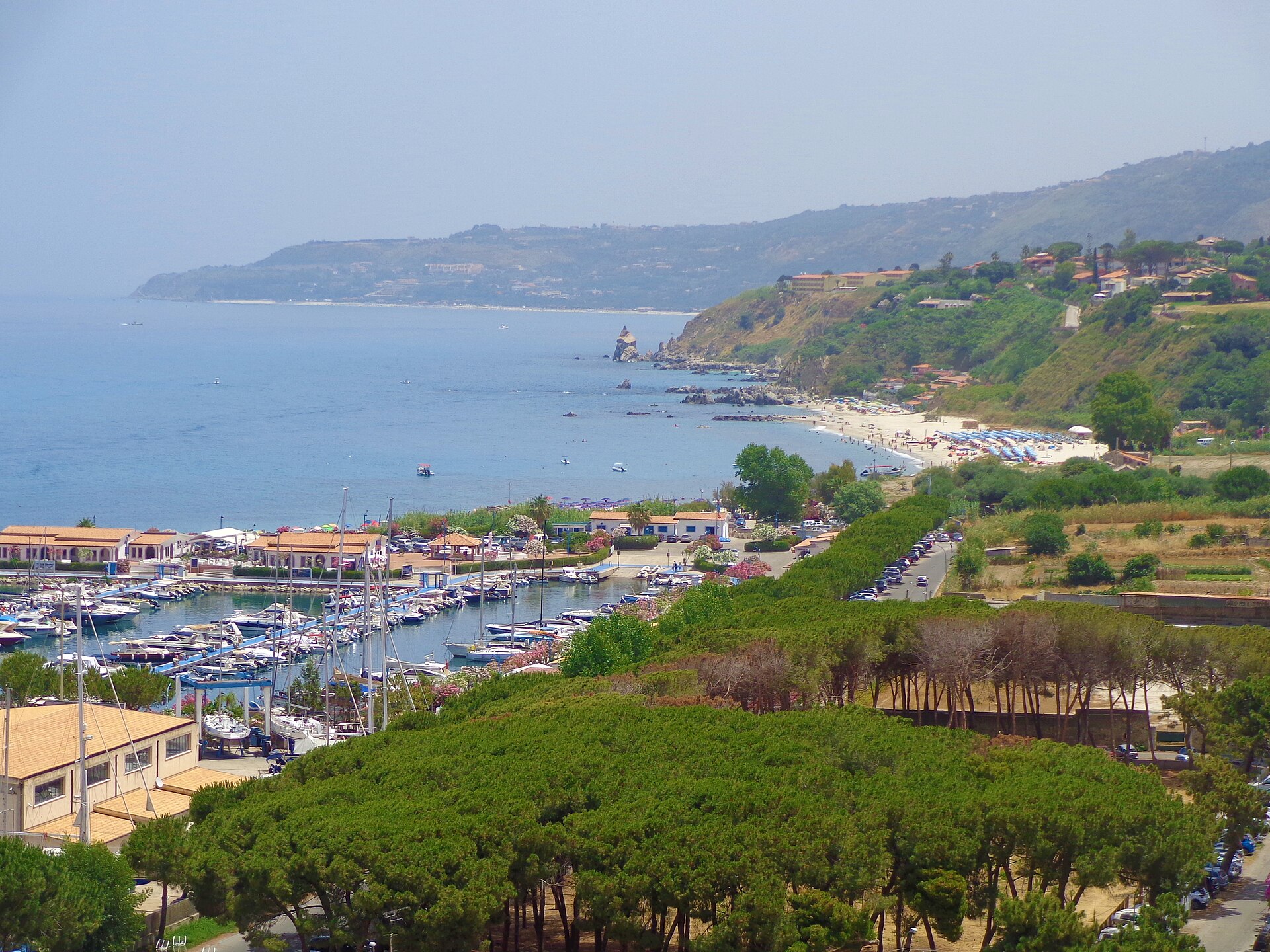 Zambrone plajı