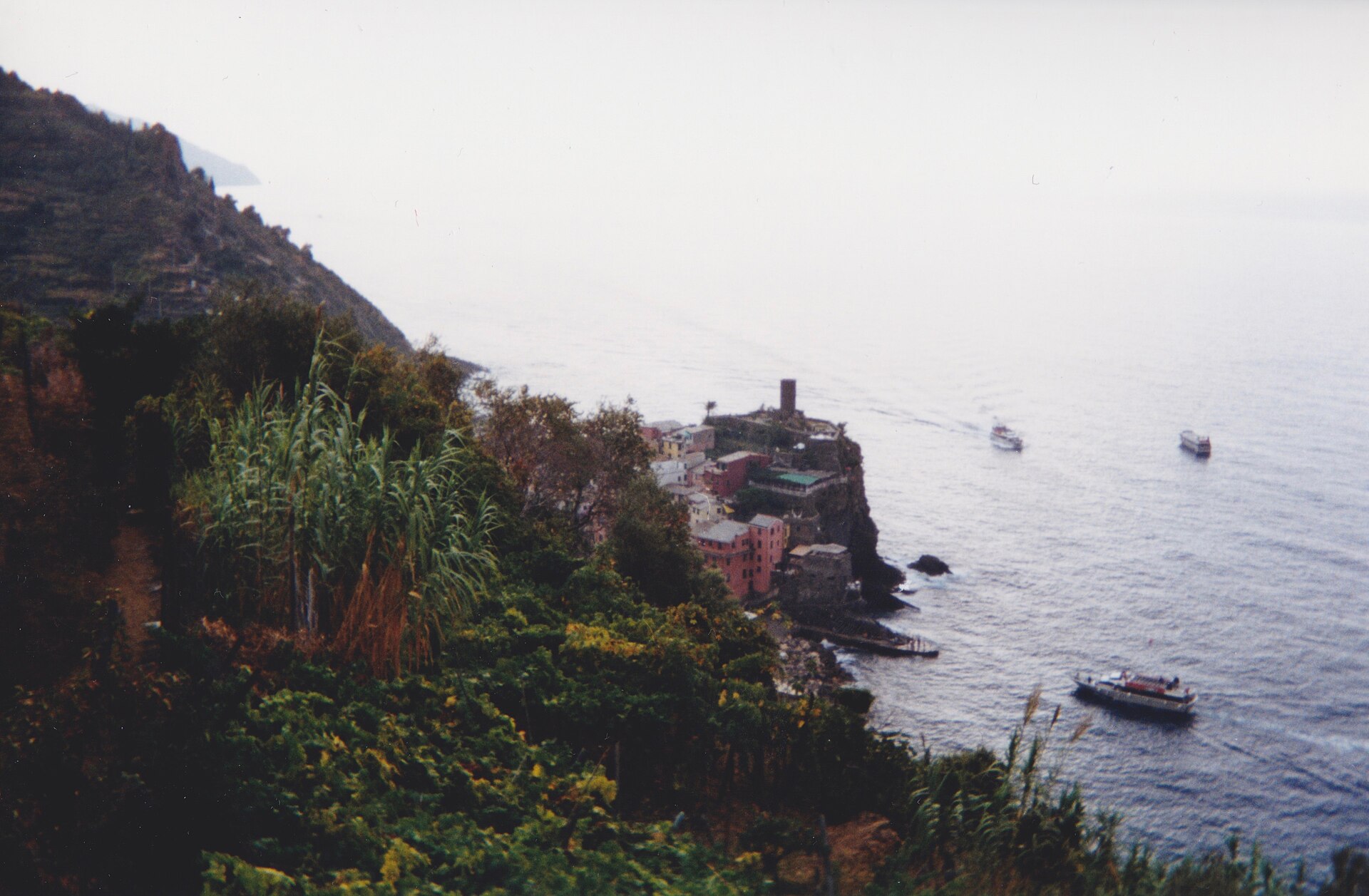 Vernazza plajı