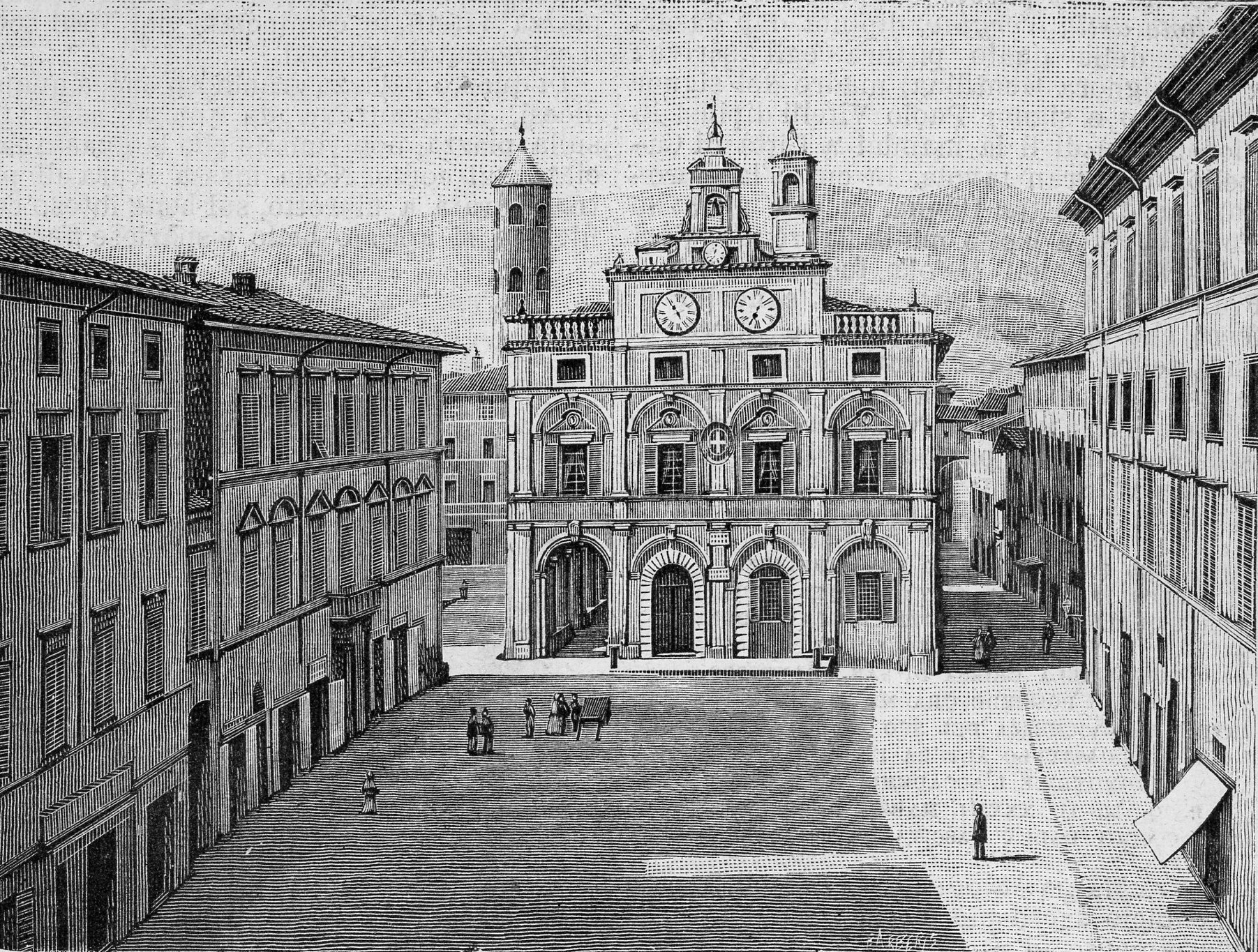 Città di Castello piazza